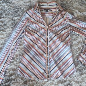 Vintage Striped Button Down